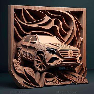 3D мадэль Mercedes Benz EQC (STL)